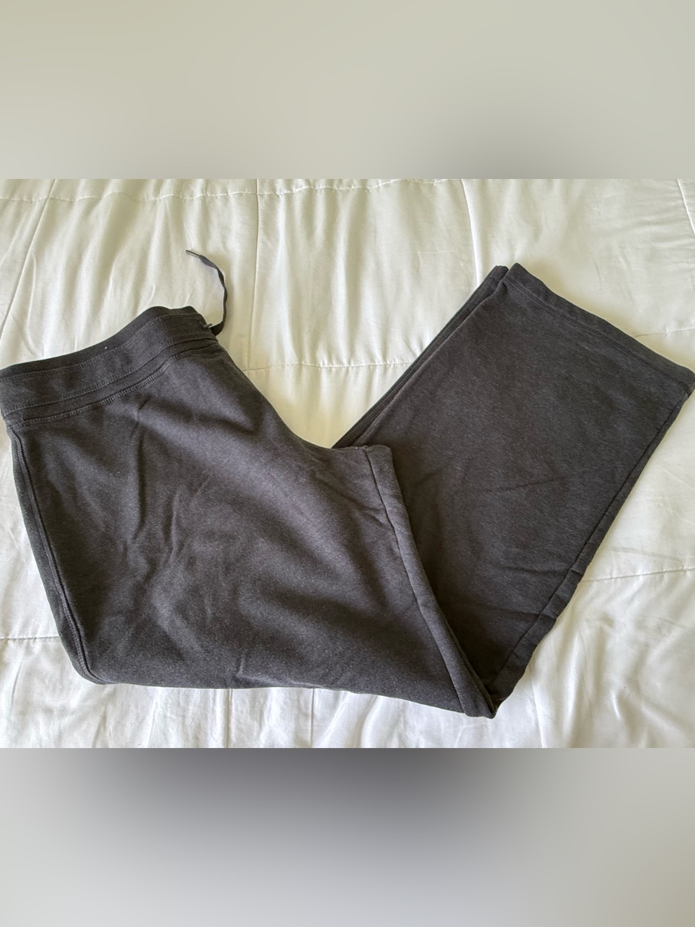 Champion Charcoal Gray Sweatpants Fleece Lined Petite